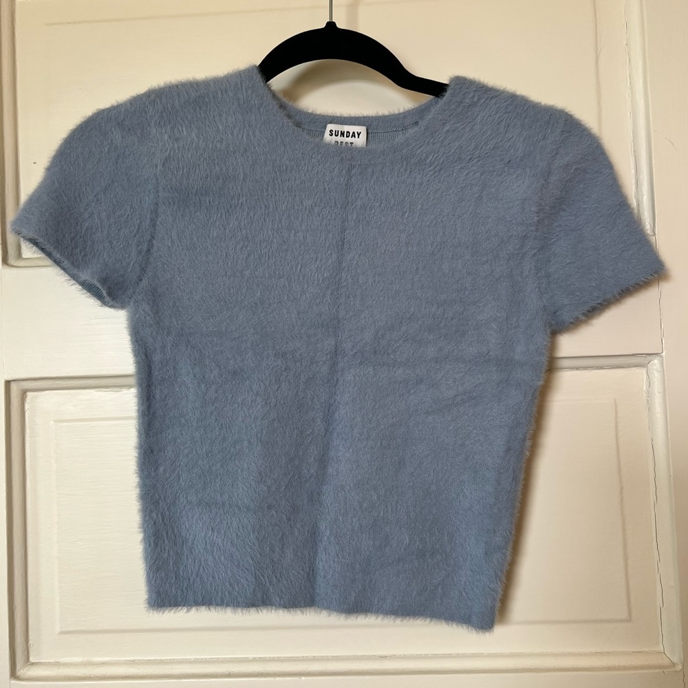 aritzia sunday best kitten crop top